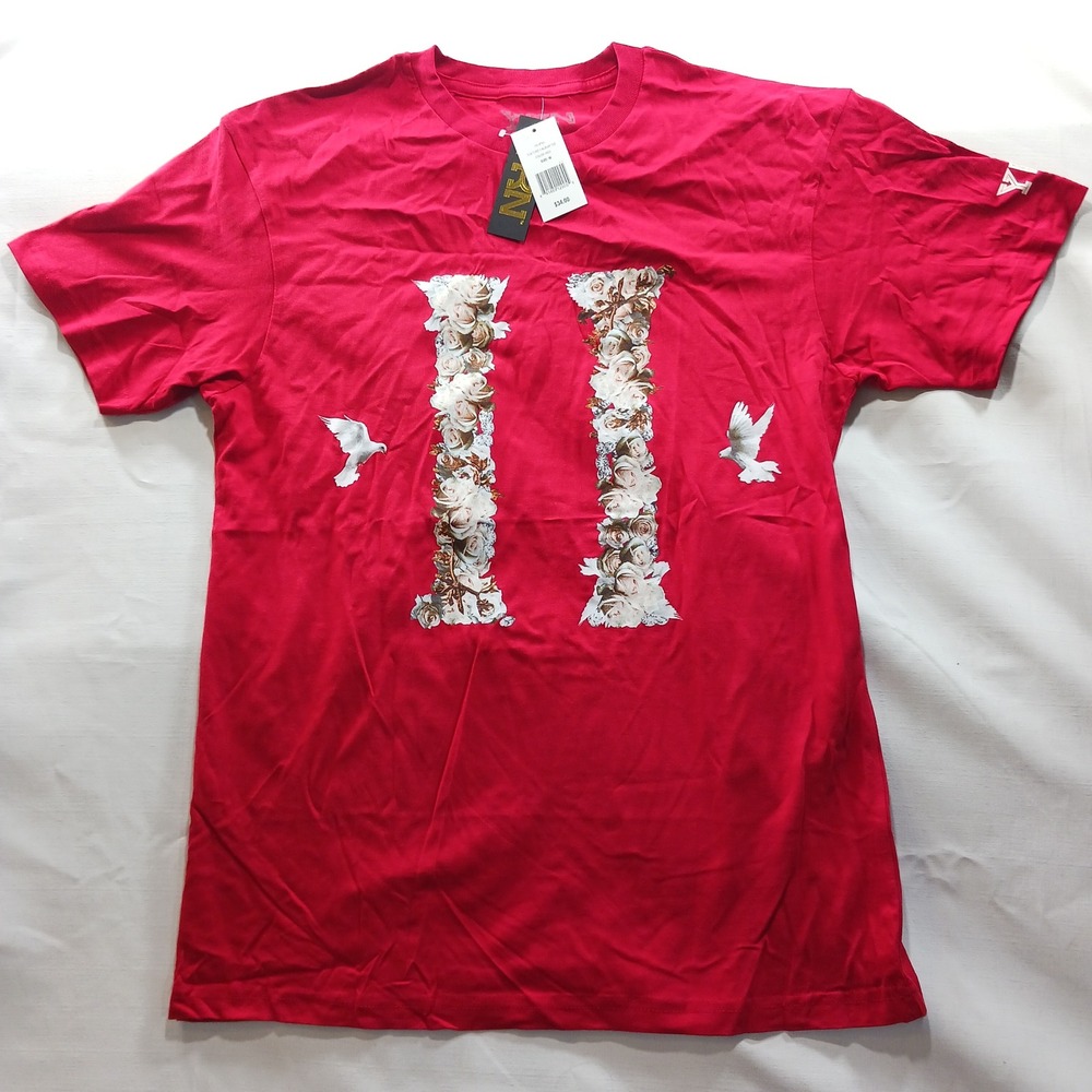 YRN Yung Rich Nation Mens Culture II Album Tee Red Graphic T-Shirt Size M NEW